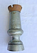 MOULIN À POIVRE en étain d’art BOREL - Tour de Jeu d'échec - FRANCE-H 18,4 cms