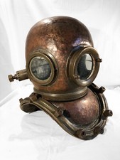 C1950 d'origine chilienne Siebe Gorman type 12 boulon diving helmet scaphandre