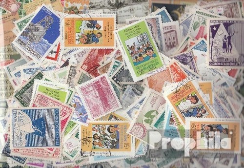 Chile 500 différents timbres
