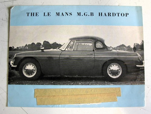 Mans mgb hardtop car - hardtop,