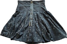 Superbe jupe corset jean gris