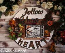 cadre photo sur toile - diamètre 50 cm