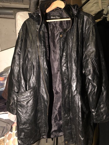 Vintage veste manteau - manteau, cuir
