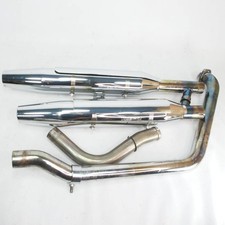Silencieux d'échappement d'origine Harley Davidson Flstf1450 Softail Fat...