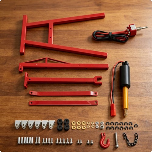 Grue moteur miniature - grue,