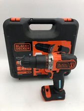 Kit de perceuses visseuses à percussion sans fil Black+Decker 18 V, LED, Blue...