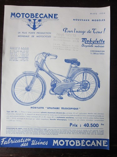 Moto cyclo motobecane - ,