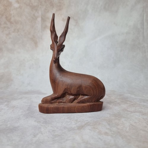 Antilope sculptée main - antilope,