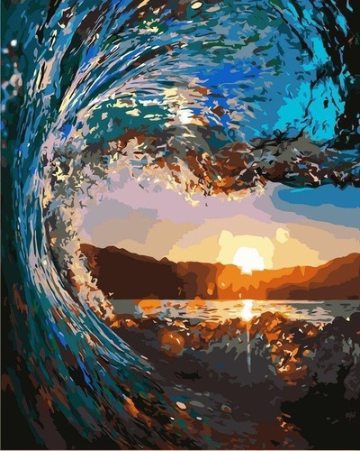 Peinture par numéros - ,, cadre