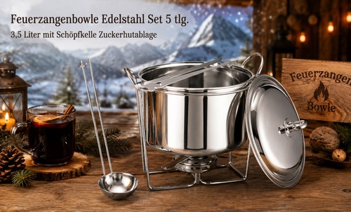 Feuerzangenbowle set acier - feuerzangenbowle,