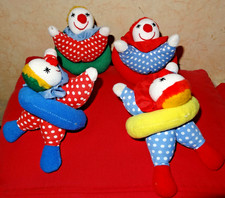 Lot 4 Peluches - Acrobates