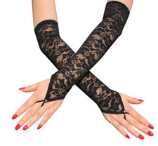 Mitaines longues dentelle