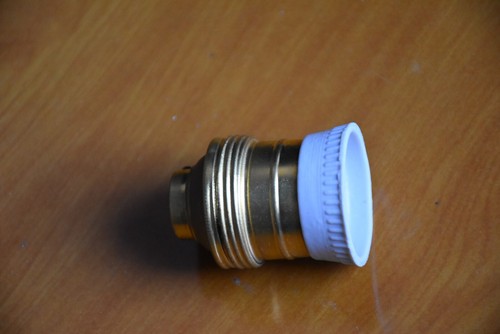 Douille laiton porcelaine e27 - laiton,