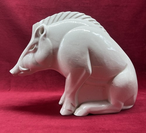 Wild boar sculpture statue - boar,