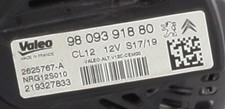 Alternateur PEUGEOT 2008 1 PHASE 2 9809391880