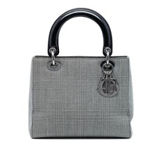 Dior Medium Toile Houndstooth