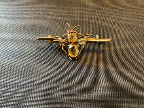 Broche art nouveau insecte - broche,