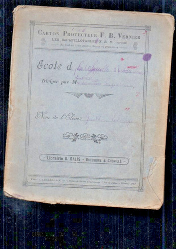Protege cahier publicitaire - cahier,