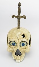 Tête de Mort Blanc Dague