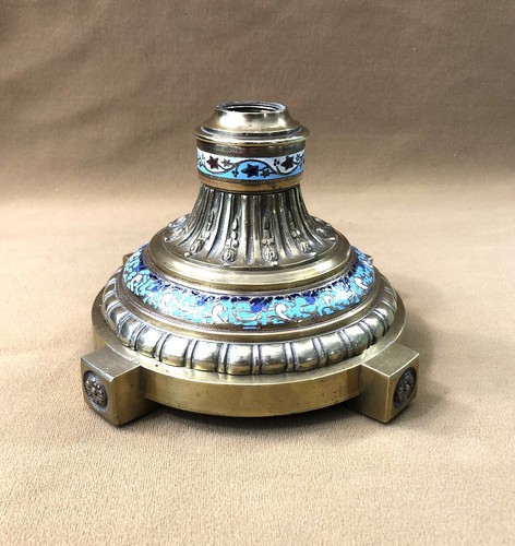Pied lampe pétrole - lampe, à