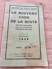 Livre Ancien Code De La Route