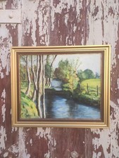 ancien tableau huile sur toile
