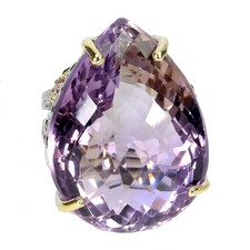 925 Bague en Argent Poire