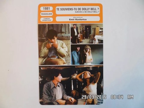 Carte fiche cinema - carte,