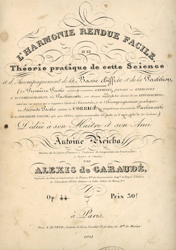 Harmonie rendue facile 1835 - rendue,