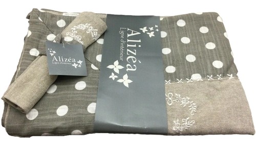 Alizéa ensemble nappe carré