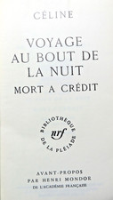CELINE/PLEIADE/ROMANS/VOYAGE