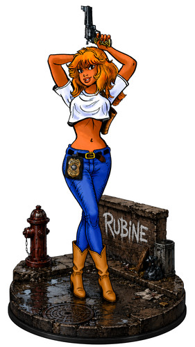 Silhouette rubine pin - rubine, hd