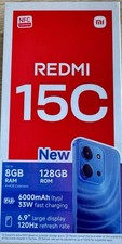 Redmi 15C – Neuf Sous Scellé , 128 Go, Noir Midnight – Débloqué