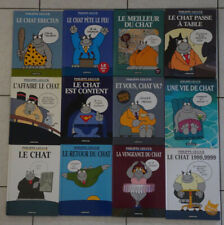 12 bd    Le Chat    Geluck   ( 8 bd en EO + gazette le chat passe à table )