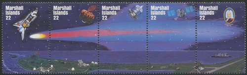 Marshall 1985 mnh halley - marshall,