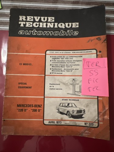 Revue technique mercedes 220 - 220, d