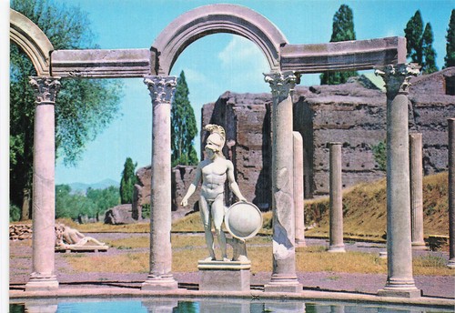 Italie tivoli villa adriana - tivoli,