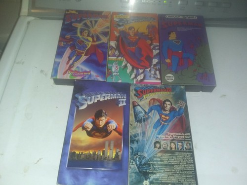 Superman vhs tape lot - tape,