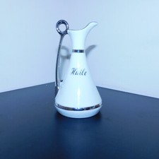 Huilière en porcelaine blanc