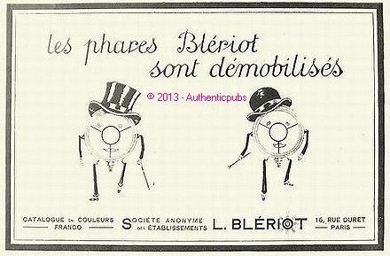 Publicite 1919 les phares - de,