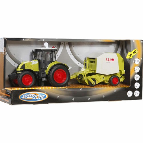 Tracteur speedzone avec presse - speedzone,