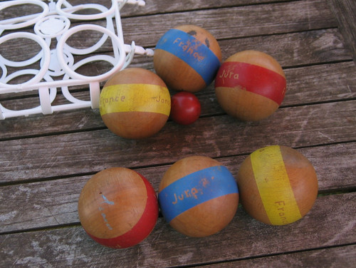 Ancien jeu boules pétanque - jeu,