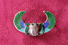 BROCHE SCARABEE EGYPTE ART