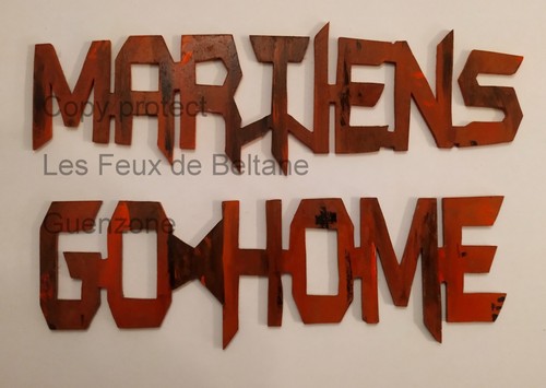 Plaque martiens home - plaque,