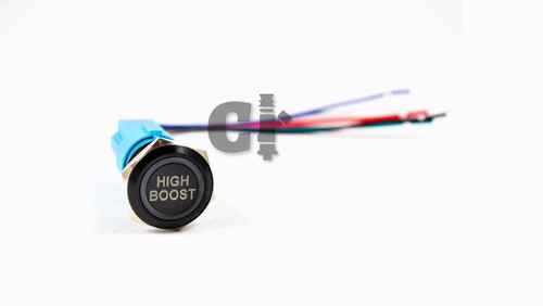 Led noir 19mm billet haut - noir,