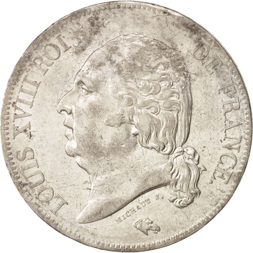 Monnaie france louis xviii - monnaie,,