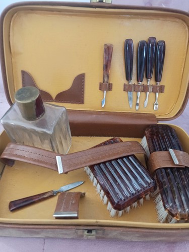 Trousse toilette ancienne - trousse,