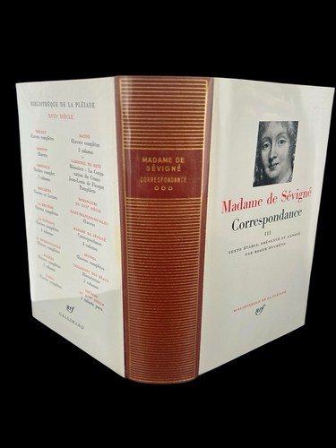 Pléiade madame de - la,