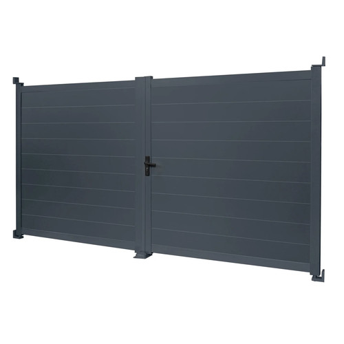 Portail battant 302x160 en - portail, cm