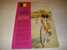 CYCLISME DECOUPE REVUE 012 Eddy MERCKX MAILLOT JAUNE MOLTENI 1976
